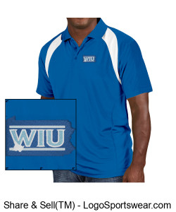 Mens Reebok Athletic Polo (printed logo) Design Zoom